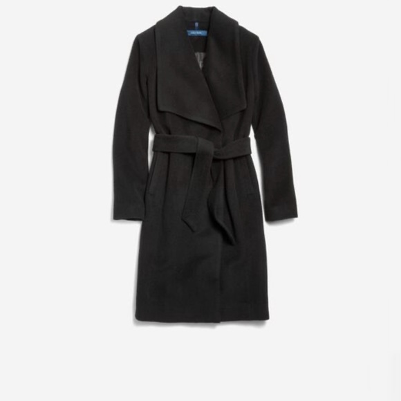 Cole Haan Women's Belted Wrap Coat - Size: 10 - Picture 2 of 8